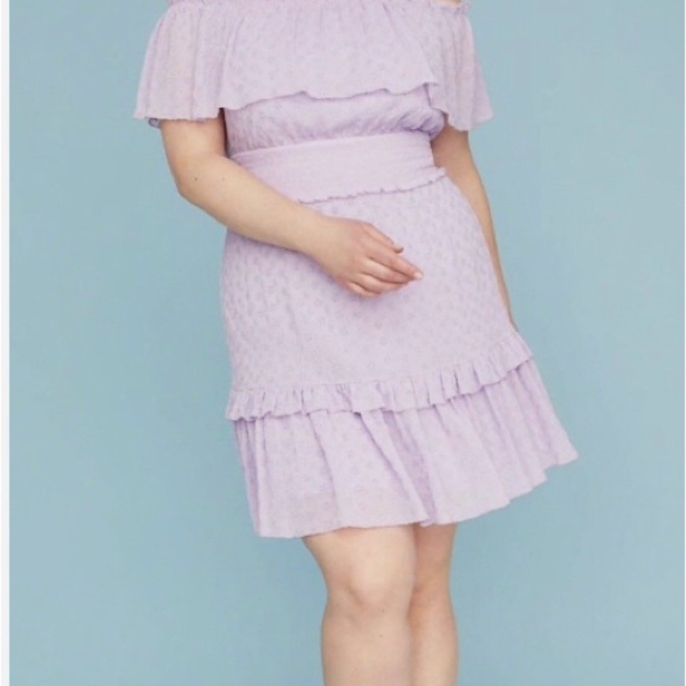Lilac lace dress